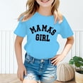 thumbnail image 3 of T-shirt Décontracté d'Été pour Fille, Mignon, à Imprimé Graphique, Col Rond, Manches Courtes, 3 of 5