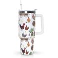 thumbnail image 1 of Gobelet 40 Oz avec Poignée et Paille Isolé Double Paroi en Acier Inoxydable Tasse de Voyage Boîte Cadeau Gobelet Réutilisable Tasse de Café de Voyage pour Bureau Tasse de Bière Isolée Portable pour Boissons Chaudes et Froides, 1 of 5