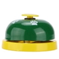 thumbnail image 2 of Pet Training Bells, Dog Potty Training Bell Talking Buttons For Dogs Puppy Training Bell  For Home Pet Shop For Dog Cat Yellow Base And Green Cover, 2 of 8