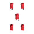 thumbnail image 1 of maskred Convenient Foldable Shopping Bags For Easy Carrying And Storage Made red 5Set, 1 of 6