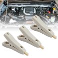 thumbnail image 4 of Insulated  Clips, Positive Negative Test Clamp 10Pcs Portable Gold Plated Brass 25mm Opening  For Multimeter Grey, 4 of 8
