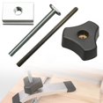 thumbnail image 3 of M8 T-Slot Slider T-Track Jig Screw Fixture Rail Accessories Woodworking Tool M8 Slider, 3 of 6