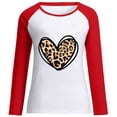 thumbnail image 2 of T-shirts Amusants pour Femmes, Imprimé d'Hiver, Manches Longues, Col Rond, Mignon, 2 of 4