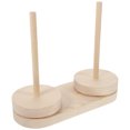 thumbnail image 1 of KAKOWELY 1Pc Wooden Thread Holder Yarn Ball Rack Rotatable Yarn Storage Holder for Home,9.84"X8.66"X3.94", 1 of 5