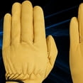 thumbnail image 3 of Gants en Cuir Gants de Travail Protection du Travail Résistants à l'Usure Jardin Travail Quotidien Outil de Protection, 3 of 5