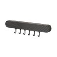 thumbnail image 3 of No Drill Wall Mounted Knife Holder, Pot Scraper Storage Rack with 6 Hooks, Space Saving Kitchen Organizer for Utensils and Tools, 17-Inch, 3 of 7