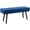 Dark Blue, variant on HOMCOM 39" End of Bed Bench, Upholstered Entryway Bench for Living Room