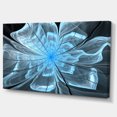 thumbnail image 1 of Designart - Light Blue Flower with Large Petals - Floral Canvas Art Print, 1 of 2