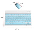 thumbnail image 3 of Clavier et Souris Sans Fil Bluetooth Clavier et Souris Bluetooth Portable Mini Clavier et Souris Sans Fil BT pour Android Windows PC Tablette, 3 of 6