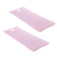 thumbnail image 1 of DOLITY Lot de 2 Pcs Beauté Massage Lit Facial Linge de Table Housse de Drap Protège-Matelas avec Rose, 1 of 9