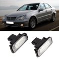 thumbnail image 2 of Car License Plate Light  Led License Number Plate Light  18 Led Plate Light 1 Pair 18 LED Car Lamp License Plate Light Fit For   W203 W211 W219, 2 of 8