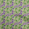 thumbnail image 1 of oneOone Velvet Olive Green Fabric Asian Japanese Koi Fish Fabric For Sewing Printed Craft Fabric By The Yard 58 Inch Wide, 1 of 4