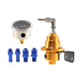 thumbnail image 1 of Adjustable Fuel Pressure Regulator with Gauge Auto Accessories Replace Parts Aureate, 1 of 10