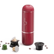 Electric Portable Coffee Maker Compatible with NS Pods and Ground