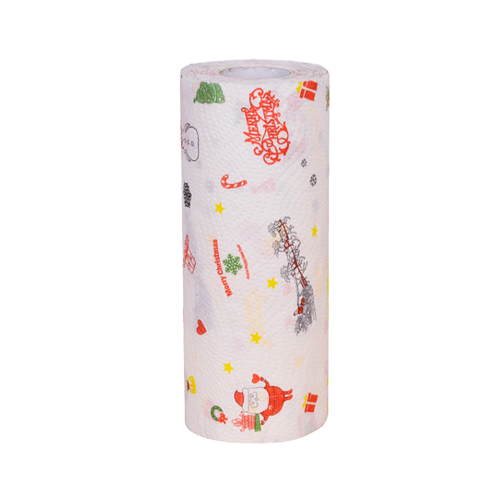 Christmas Paper Towels Kitchen Christmas Papertowels Oil Absorption and Xmas Paper Towels for Party Table Grease Proof Food Paper Food Snacks Paper Disposable Cleaning