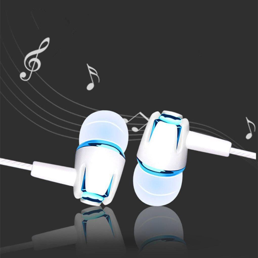 HD Microphone In-ear Earphone 3D Stereo 3D stereo microphone earbuds Earphone Sound Wiring Earbuds Free Answer Control Earpiece