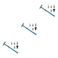 thumbnail image 1 of Decodeary Blue Car Removal Tool Car Repair Hammer Puller Slide Hammer Repair Removal 3Set, 1 of 6