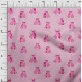 thumbnail image 2 of oneOone Georgette Viscose Fabric Branch & Owl Block Print Sewing Fabric BTY 42 Inch Wide, 2 of 4
