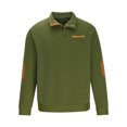 thumbnail image 4 of FAIWAD Mens Long Sleeve Pullover Tops Stand Collar Button Down Classic Color Block Plus Size Tops, 4 of 6