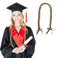 thumbnail image 1 of Vaidha Graduation Ribbon Leis Braid Color Congrats Graduates Leis Necklace For Graduation Party, 1 of 7
