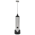 thumbnail image 1 of Egg Beater, Milk Frother Detachable Electric Stainless Steel Handheld USB Charging With Base For Kitchen For Restaurant, 1 of 8