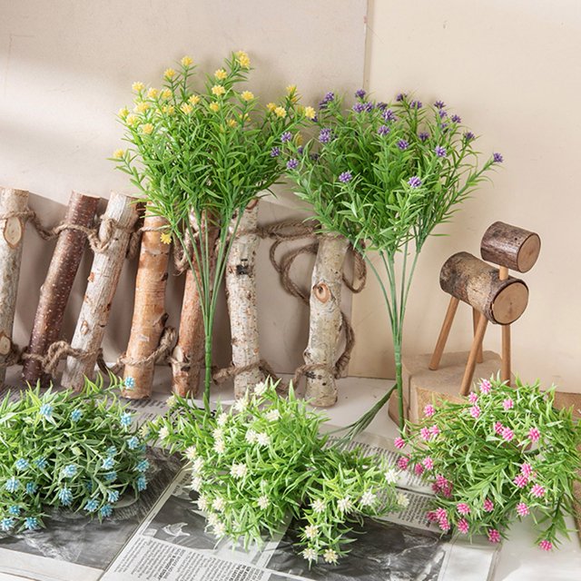 YAOMOBB False Flower Non withering Babysbreath Bouquet Realistic Faux Flower