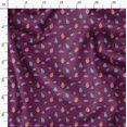 thumbnail image 3 of Soimoi Pink Silk Fabric Insect Printed Fabric 1 Yards 42 Inch Wide, 3 of 6