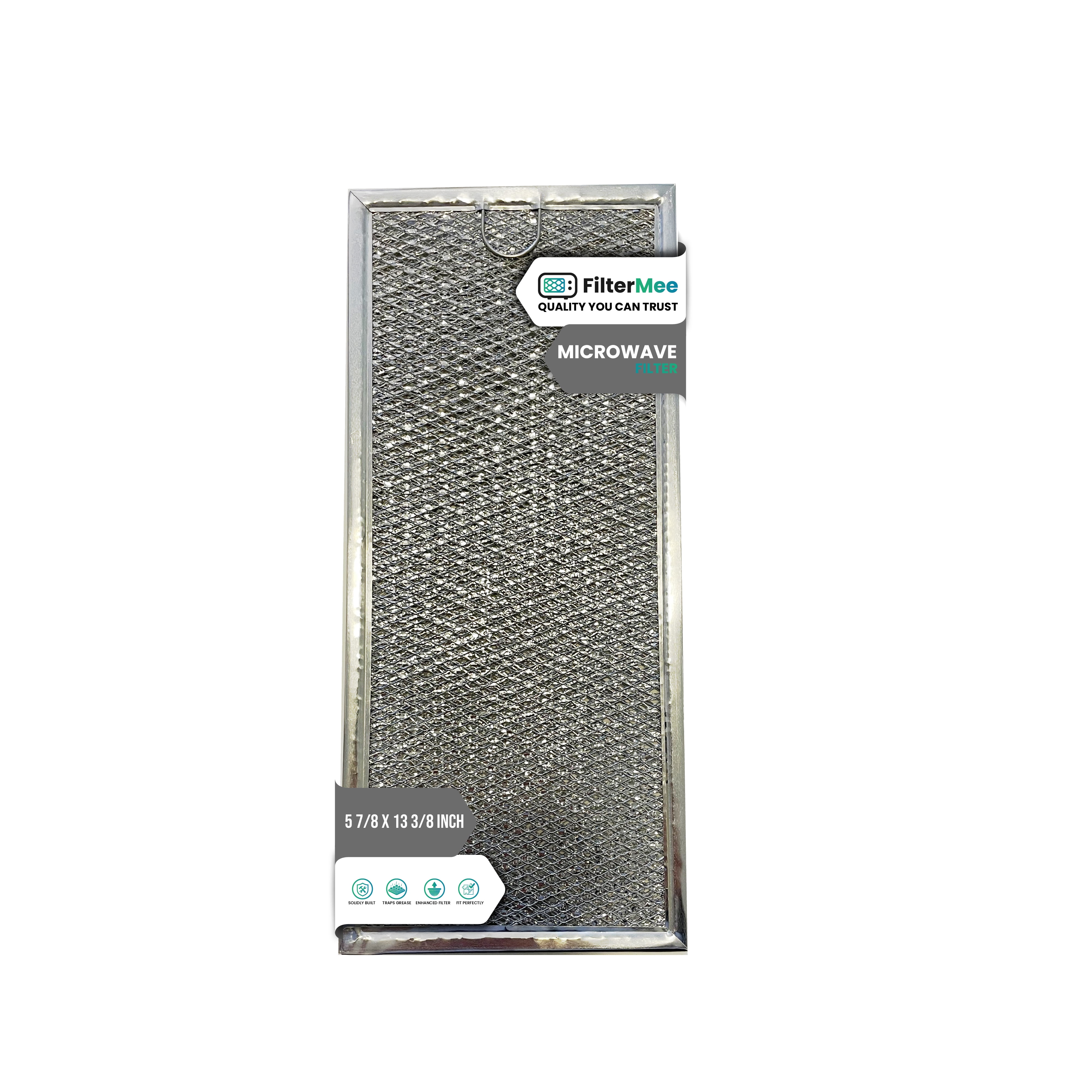 2 Pack Microwave Grease Filters Compatible with Model # W10208631A, 6802A