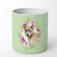thumbnail image 1 of Caroline's Treasures Thai Ridgeback Green Flowers 10 oz Decorative Soy jar-Candles, Multicolor, 1 of 2