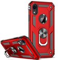 thumbnail image 1 of Supershield Armor-X Rugged iPhone XS Max Case with Ring Holder - Red, 1 of 5