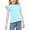 Sky Blue, variant on Cute Summer Shirts - Girls' Summer Solid Color Shirts - Casual Wear for 3-15 Years