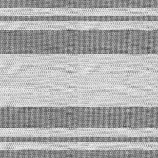Ahgly Company Tapis d'Intérieur Lavable à la Machine, Carré, Transitionnel, Gris, Tapis de Zone, 5 Pieds Carré