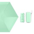 thumbnail image 1 of Mini Travel Sun Umbrella Waterproof Folding Umbrella Capsule Shaped Umbrella with Storage Box, 1 of 8