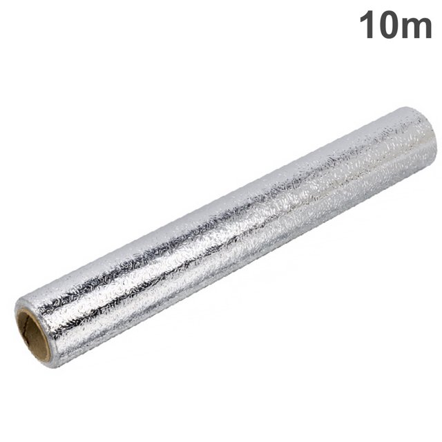 Kitchen Waterproof Oil Proof Sticker Aluminum Foil 3 4 Self Adhesive Heat Resistant Wallpaper 0.4x10m