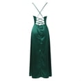 thumbnail image 5 of Puawkoer Robe Formelle pour Femme Robe Adolescente Tenue Formelle Longues Robes de Mariage pour Invitées Col en V Ajourée Robe Censurée Robes Habillées pour Invitée de Mariage Design Convenant au Quotidien Perle, 5 of 5