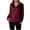 Wine 1, variant on BLVB Satin Silk Button down Shirts for Women Dress Shirts Long Sleeve Blouses Dressy Business Work Tunic Top