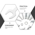 thumbnail image 3 of OULII Outdoor Heater Replacement Parts 1Set Metal Heater Parts Set Silver Quadrilateral Shape Patio, 3 of 8