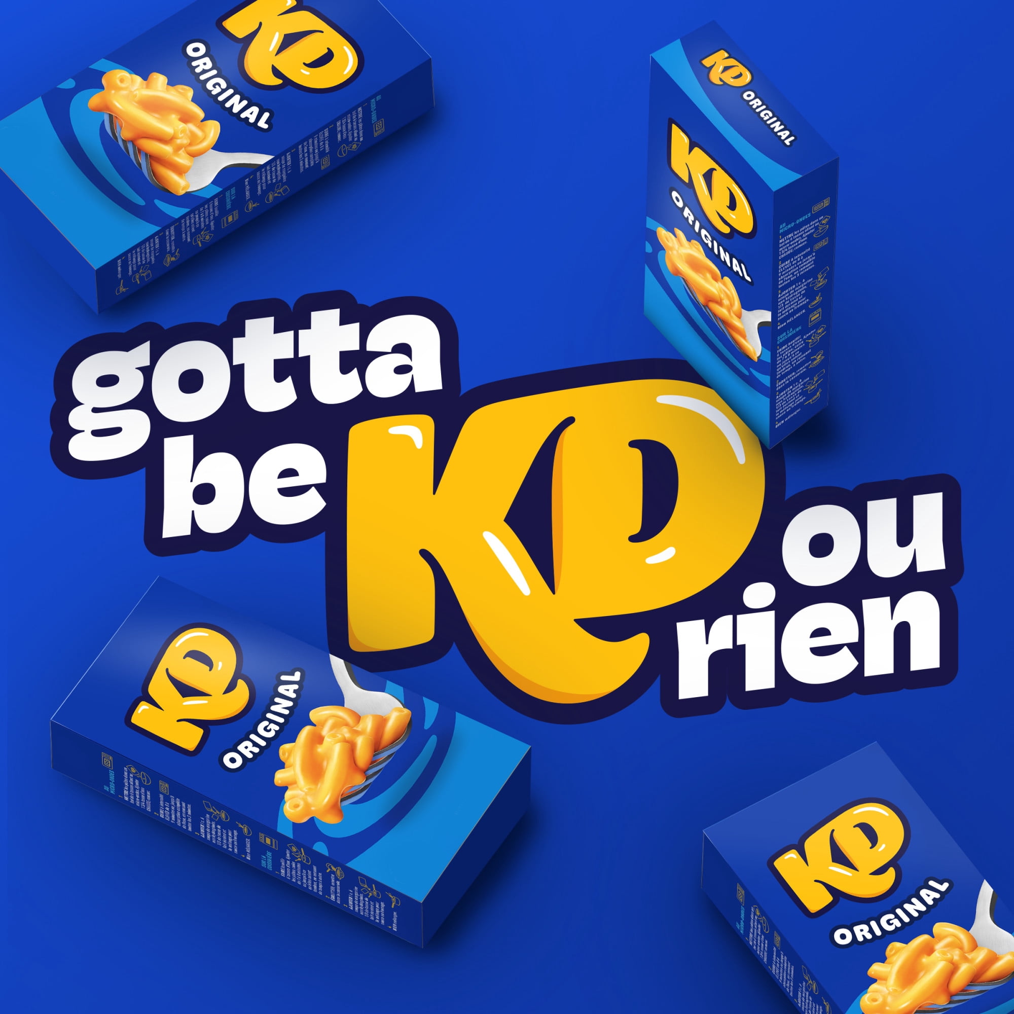 Kraft Dinner Macaroni au Fromage Original, Boîte Repas, Caisse, Stable à Température Ambiante