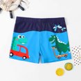 thumbnail image 1 of LSLJS Maillot de Bain Garçon Maillot de Bain pour Enfants Short de Bain Imprimé Short de Bain à Angle Plat avec Cordon de Serrage, Short de Bain Garçon, 1 of 3