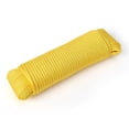 thumbnail image 1 of Rope – 100 Feet x 1/5 Inch (5mm) – Yellow – Strong All-Purpose Utility Rope – Camping, Crafting, Clothes Line, Flag Pole, Indoor & Outdoor – Polypropylene Nylon Poly Lightweight Diamond Braided Cord, 1 of 8