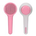 thumbnail image 4 of Pet Self Cleaning Slicker Brush, Clean Loose Fur Pet Grooming Brush One Click Hair Removal Soft Comb Teeth Painless  For Daily Use For Dogs, 4 of 8