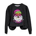 thumbnail image 2 of EGNMCR Sweat-Shirt de Noël Mode Décontractée pour Femmes Manches Longues Col Rond Imprimé Sweat-Shirt Blouse, 2 of 3