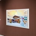thumbnail image 3 of JJKBVCLO 3D Christmas Wall Sticker Snowman Wall Sticker Removable Mural Decals Vinyl Art Living Room, 3 of 5