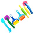 thumbnail image 4 of 7 Pcs Jouet à Rouleau en Plastique Amusant DIY Outil de Pâte à Rouler en Argile pour Enfants (Couleur Aléatoire), 4 of 8