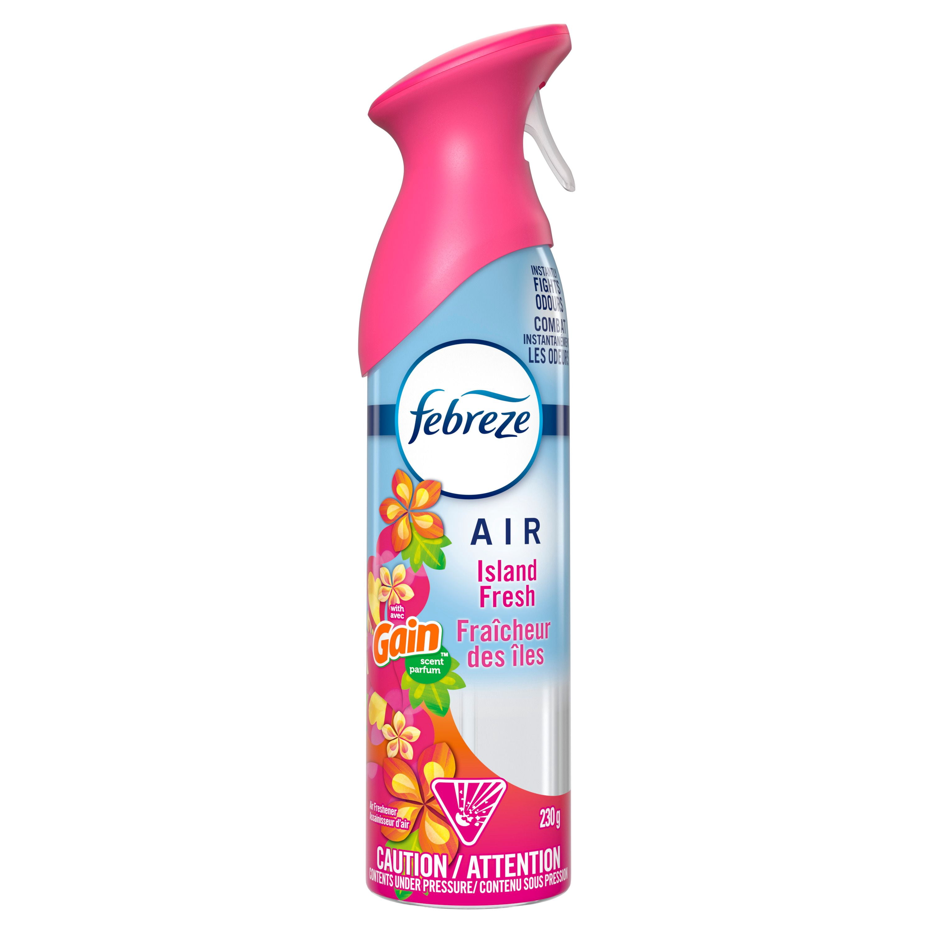 Febreze Air, Air Freshener Spray, Odour Fighting Room Spray, Gain Island Fresh, 1ct