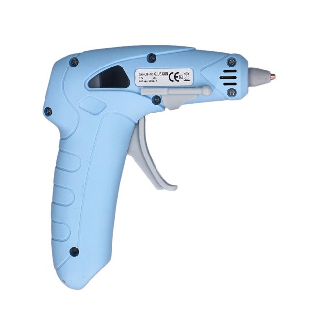 10W Cordless Hot Glue Gun, Fast Preheating Hot Glue Gun Kit with 30pcs Glue Sticks, Rechargeable Dripless Mini Glue Gun And Sticks Set for DIY Projects, Arts, Crafts, Decoration