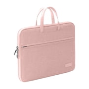 Laptop Case Computer Case, Laptop Travel Bag 13.3 Inch Lightweight Sleeve, Multi-Layer Protective Portable Laptop Bag for Business Travel Office, Pink
