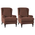 thumbnail image 1 of tredstone 2x Breathable Armchair Cover Stay Fresh And Comfortable In Any Weather Soft coffee, 1 of 6