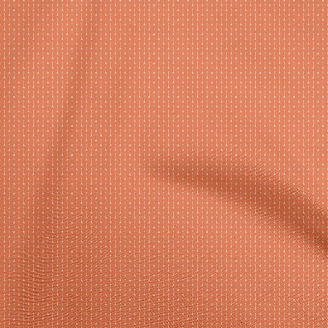 oneOone Viscose Chiffon Orange Fabric Tribal Sewing Craft Projects Fabric Prints By Yard 42 Inch Wide