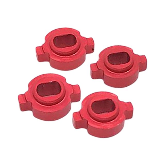 Baohd Pack Premium de 4 Adaptateurs de Conversion de Couplage pour le Remplacement de Voiture Zero-Z 1/28 RC dia Interne Rouge 2x3mm 1Set